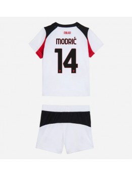 AC Milan Luka Modric #14 Replika Borta Kläder Barn 2025-26 Kortärmad (+ byxor)